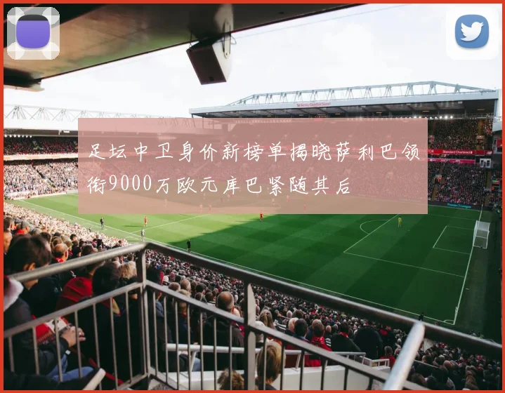 足坛中卫身价新榜单揭晓萨利巴领衔9000万欧元库巴紧随其后